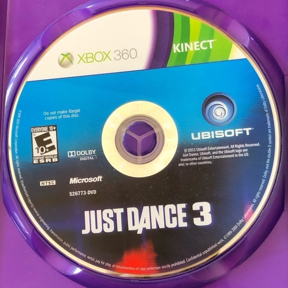 XBOX 360 Just Dance 3 Game